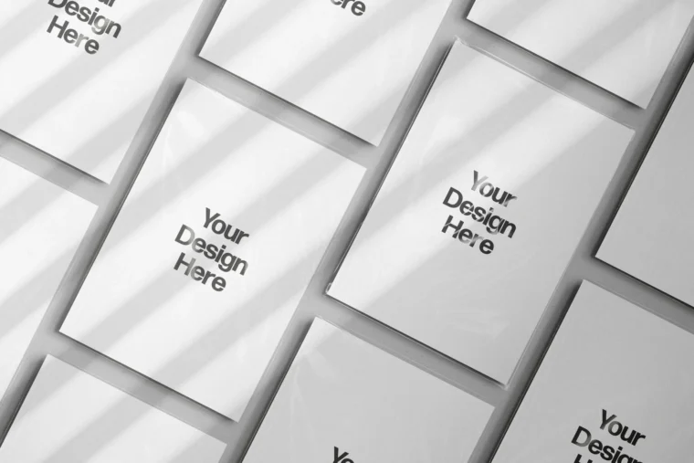 Free Plastic-Covered A4 Magazine Mockup