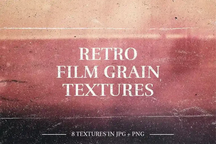 Retro grain texture with vintage analog noise effect for posters, branding, and graphic design.