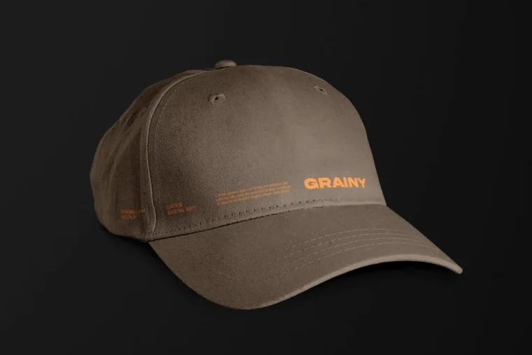Free Side View Baseball Cap Mockup